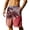 Wine, variant on Men's Swim Shorts Hawaiian Bathing Mesh Lining Swimsuits Beach Tropical Flower Trunks with Pockets
