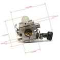 thumbnail image 2 of The ROP Shop Carburetor with Gaskets for Zama C1M-S260, C1MS260, C1M-S260B & C1MS260B Carb, 2 of 9