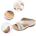 thumbnail image 5 of 2025 Women's Summer Happy Face Slippers for Women Flower Openwork Slippers Outdoor Women's House Slippers Beach Slippers, 5 of 8