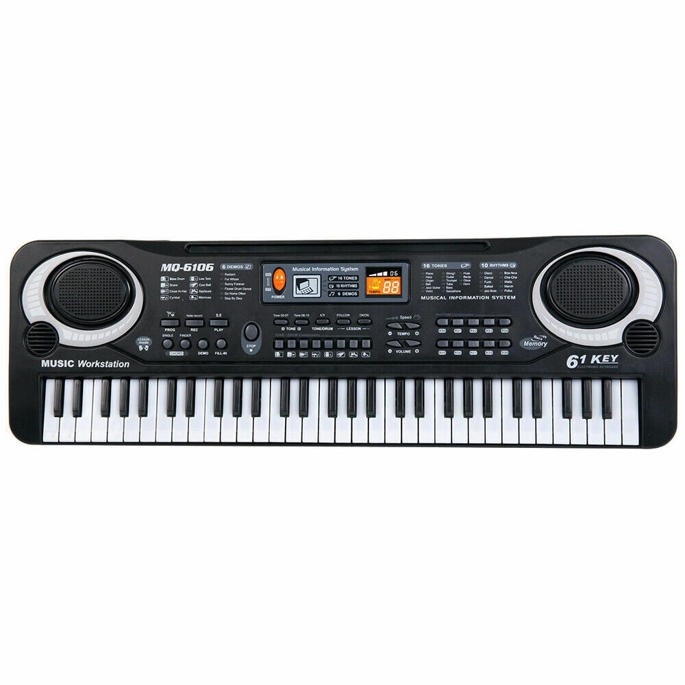 61 Key Music Electronic Keyboard Digital Piano Organ with Microphone Electronic Keyboard