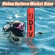 thumbnail image 5 of Equipo de salchicha Smb de boya de buceo de 115cm para buceador que bucea bajo el agua A, 5 of 5