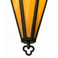 thumbnail image 3 of Meyda 173027 14 in. Church Inverted Pendant, Timeless Bronze Beige Ripple Glass, 3 of 7