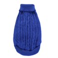 thumbnail image 6 of Stripe Dog Vest Fleece Mountaineer Coat Warm Windproof Polyester Jacket for 2-30 Lbs All Seasons Outdoor Pet Apparel,Blue Size M, 6 of 8