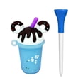 thumbnail image 4 of Hyasfey Golf Tee Cartoon Shape Lightweight Portable Colorful Anti-Lost Golf Tee Hanger with Strap Golf Accessory Gift, 4 of 7