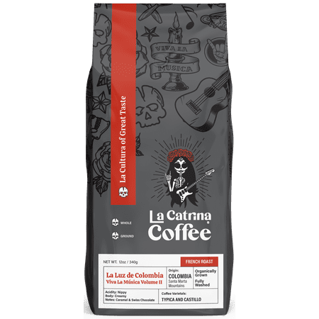 La Luz de Colombia French Roast Coffee (Viva La Música Volume II)
