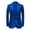 Blue, variant on Men's Sequins Shawl Lapels Stage Party Prom Wedding Dinner Fashion Suit Jacket Blazer Purple M
