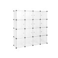 thumbnail image 5 of Cube Storage Organizer,Modular Closet Organizer Plastic Cabinet, 16 Cube Wardrobe Cubby Shelving Storage Cubes Drawer Unit, DIY Modular Bookcase Close, 5 of 5