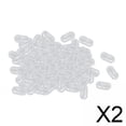 thumbnail image 1 of 2x100x Mini Cápsula Transparente Vacía Para Lápiz Labial, Envases Cosméticos DIY Pequeños, 1 of 8