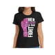 thumbnail image 1 of Womens T Shirt Eiffel Towerin Cute Women's Casual Tee with Graphics - Perfect Christmas Gift Black, 1 of 5