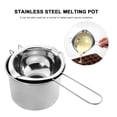 thumbnail image 2 of FONDOTIN 2 Pcs Flat Melting Pot Made Of Stainless Steel For Baking, 2 of 8
