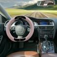 thumbnail image 3 of BotaniNest Elastic Long Microfiber Steering Wheel Cover For Winter Warm Steering Wheel Warm Cover Universal 15 Inches Slip Odorless, 3 of 6