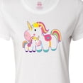 thumbnail image 4 of Inktastic Unicorn Lover Mom Daughter Grandma Grandchild Women's T-Shirt, 4 of 5