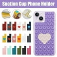 thumbnail image 4 of For Single-sided Silicone Suction Cup Phone Heart-shaped Cup Adhesive Suction Dual Multifunctional Color, 4 of 8
