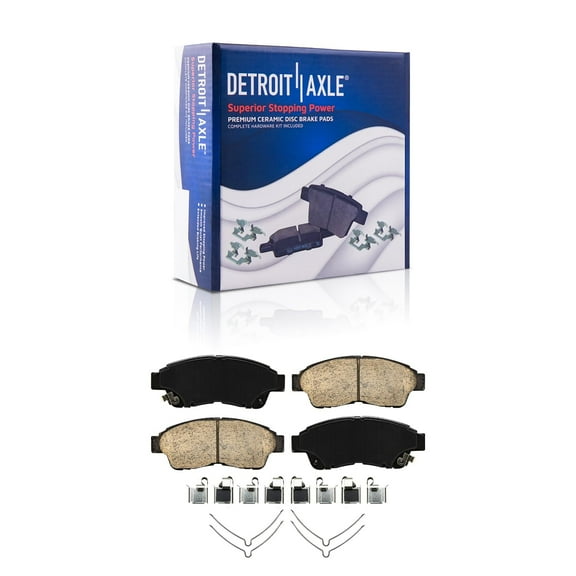 Detroit Axle - Front Ceramic Brake Pads for Toyota Camry Celica Corolla RAV4 Geo Prizm
