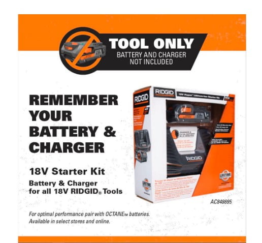 Ridgid 18V Lithium-Ion Cordless Compact 