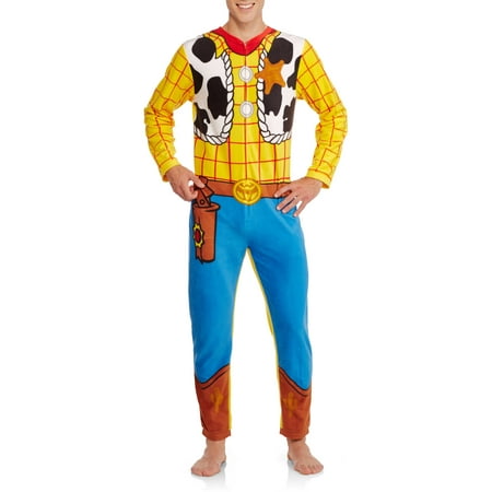 Toy Story Big Men's Onesie Woody Union Suit - Walmart.com