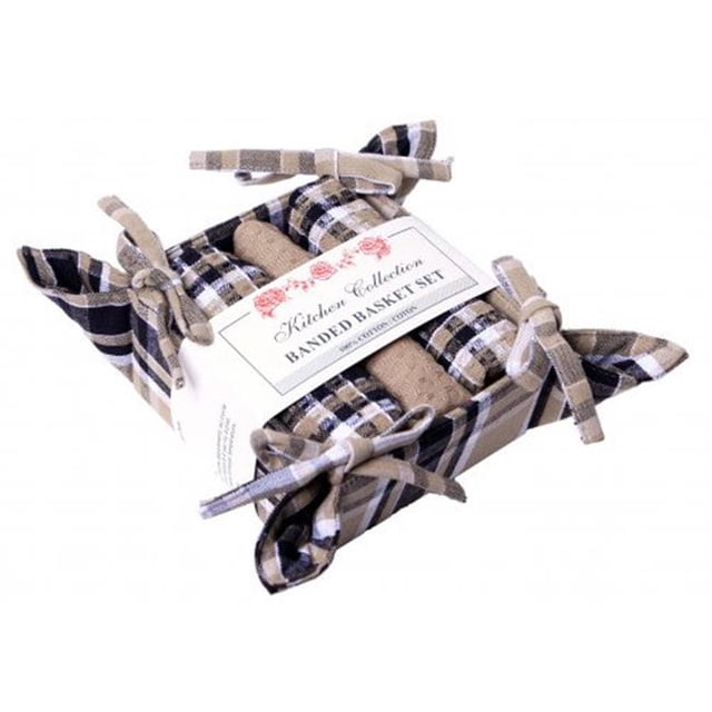 Mr. MJs Trading AG-48298 Bread Basket Set, Black Haze
