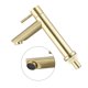 thumbnail image 4 of Antique Design Bathroom Basin Tap Vintage Brushed Gold Cold Faucet SUS304 Stainless Steel Anti Leakage Performance, 4 of 11