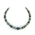thumbnail image 1 of 14K Gold 8-10mm Tahitian South Sea Multicolor Cultured Pearl Necklace - AAAA Quality, 18" Length, 1 of 7