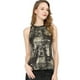 thumbnail image 2 of Camiseta Sin Mangas Con Chaleco Brillante Metálico Brillante Sin Mangas Para Fiesta Y Club Para Mujer Negro XS, 2 of 6
