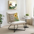 thumbnail image 3 of Sweet Home Outdoor Pillow Covers Pack of 2 Sunflower Vintage Rustic Brown Stripe Wood Board Waterproof Throw Pillow Covers Decorative Cushion Cases for Patio Garden Tent Balcony Couch 16x16 inch, 3 of 8