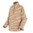 thumbnail image 3 of Regatta Womens Frankie Abstract Borg Half Zip Fleece Jacket, 3 of 6