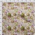 thumbnail image 4 of oneOone Cotton Cambric Lime Green Fabric Floral Quilting Supplies Print Sewing Fabric By The Yard 42 Inch Wide-T2, 4 of 6