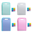 thumbnail image 2 of 4Pcs A4 File Folders, Vertical A4 File Organizer with Handle with Portable 13 Pockets for Student, Business, 2 of 8