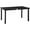Black, variant on Outsunny Patio Dining Table, Rectangular Aluminum Outdoor Table, Black