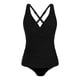 thumbnail image 5 of Traje de baño de bikini liso sin mangas para mujer, traje de baño push-up acolchado, conjuntos de blusa de traje de baño de poliéster para mujer, 5 of 5