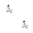 thumbnail image 3 of kurtrusly 1pc 3D Numeral Door Plaque House Drawer Sign Plating Gate Digits 0 to 9 Plastic Number Hotel Home Sticker Address Door Label Number 4 2Set, 3 of 6