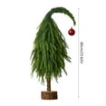 thumbnail image 6 of Realistic Small Artificial Christmas Tree with Detailed Pine Leaf Design, Noble Style Mini Tree for Home Desktop Holiday Ornaments A, 6 of 6
