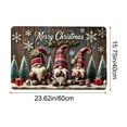 thumbnail image 4 of Xuniizn Christmas Door Mat Outdoor, Non-Slip Christmas Welcome Mat, Absorbent Christmas Doormat for Outdoor Entrances Front Door, Christmas Decorations for Home (16"x24" Merry Christmas!), 4 of 7