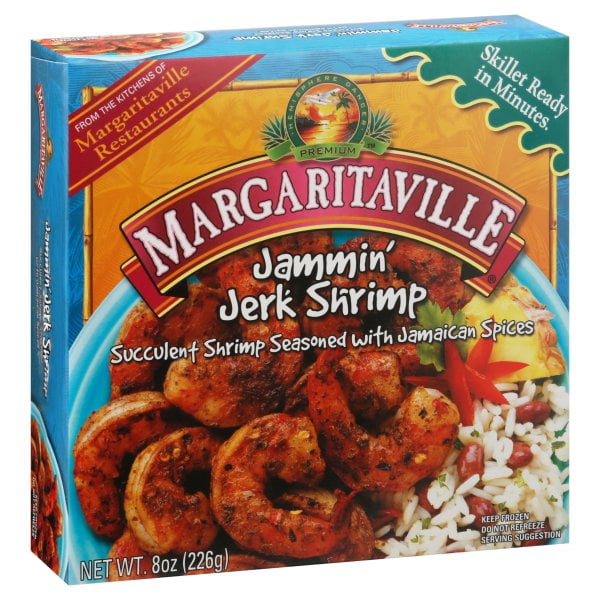 Margaritaville Jammin' Jerk Shrimp, 8oz, Frozen, Serving Size 2