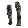 thumbnail image 4 of Compression Socks for Women and Men - Trendy Leopard black Compression Socks Circulation for Workout, 4 of 8