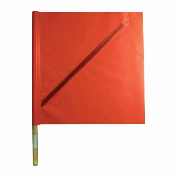 FLAG SAFETY ORNG 18X18" (Pack of 1)