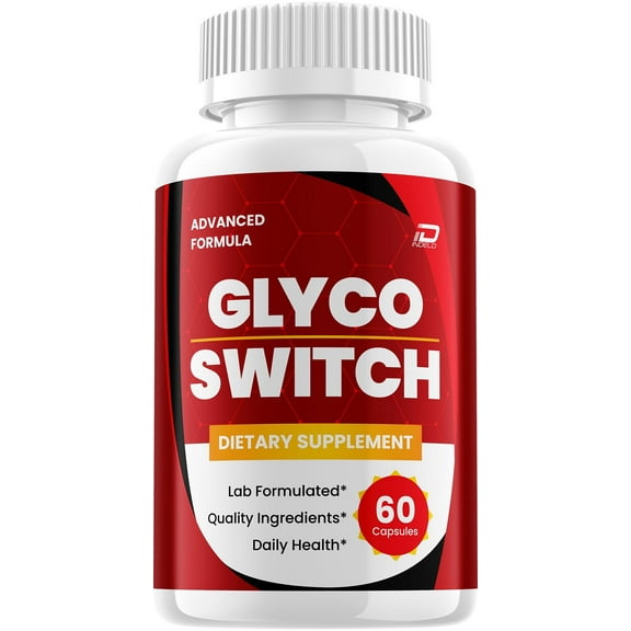 Glyco Switch Capsules – GlycoSwitch Natural Blend Glycogen Support, 1 Pack, 60 Capsules