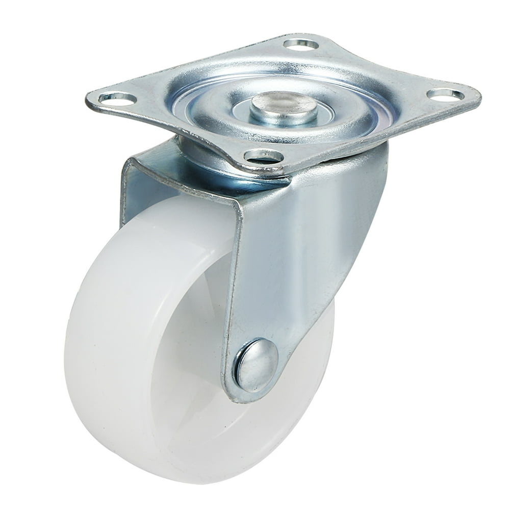 2 Inch Swivel Casters Wheels PP Plastic Wheel Top Plate Mounted 66lb
