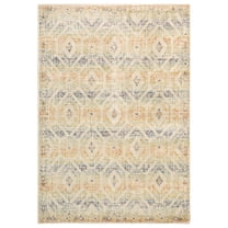 Devon Contemporary Geometric Area Rug, Beige/ Multi 3, 8' x 11'