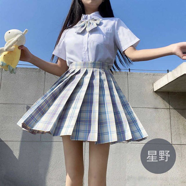Falda plisada, minifaldas negras para mujer, falda micro a cuadros de verano e invierno, falda rosa blanca de cintura alta, falda gótica Kawaii Harajuku Y2k Tan Jianjun unisex
