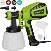 700W HVLP Paint Sprayer with 4 Nozzles 3 Patterns Cleaning Blowing Joints for Furniture Cabinets Fence VF803