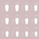 thumbnail image 3 of 24 Pcs Short Ballerinas Press On Nail 3D Flowers False Nail Acrylic Nail Glossy Full Cover Stick on Nail for Woman, 3 of 4