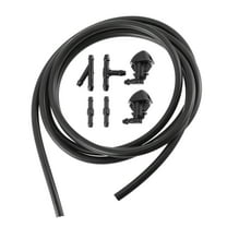 Unique Bargains 1 Set Car Windshield Washer Nozzle Wiper Spray Jet Fit for Toyota Sienna 2WD Black