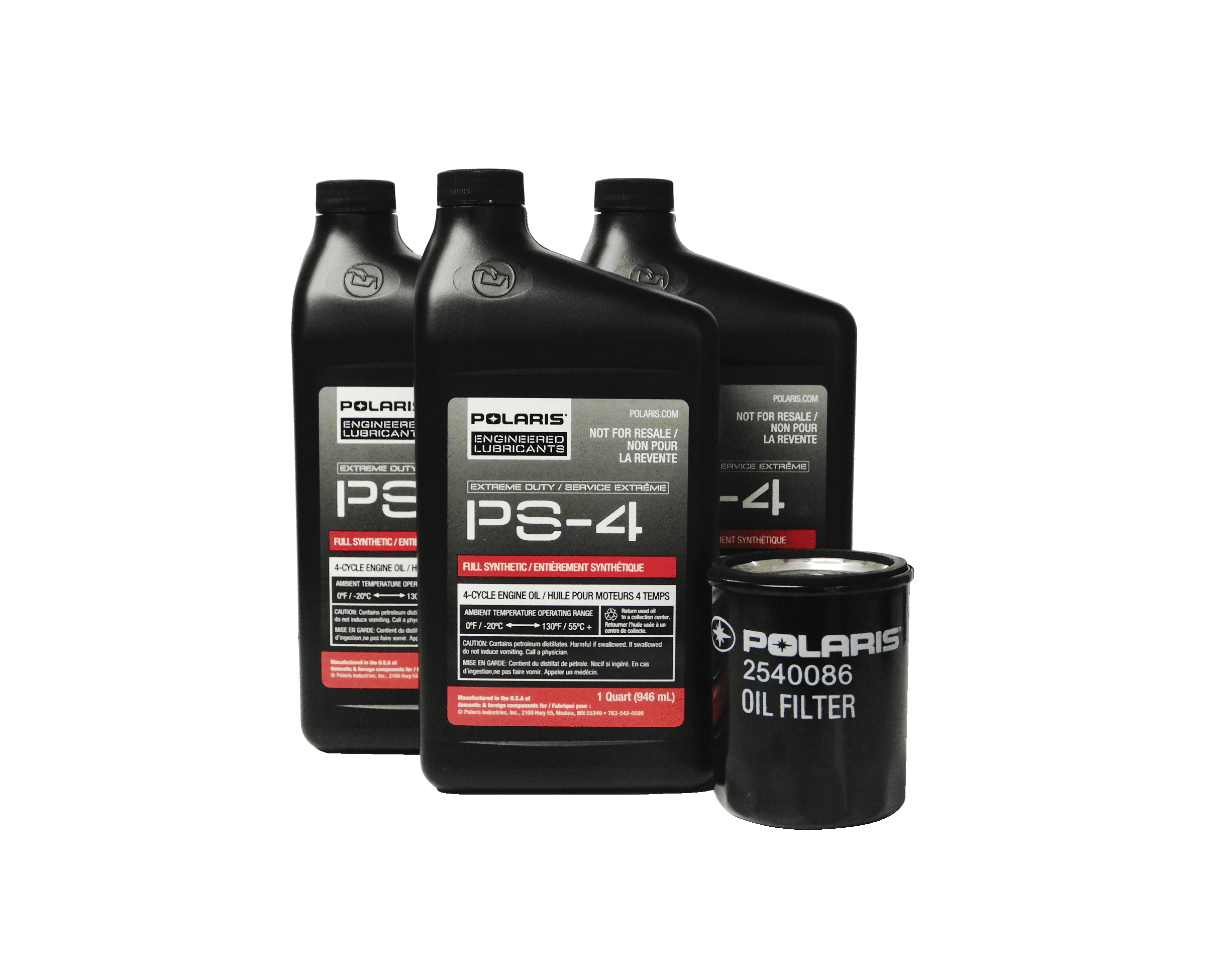 20162020 Polaris RZR XP Turbo PS4 10W50 Extreme Duty Oil Change Kit