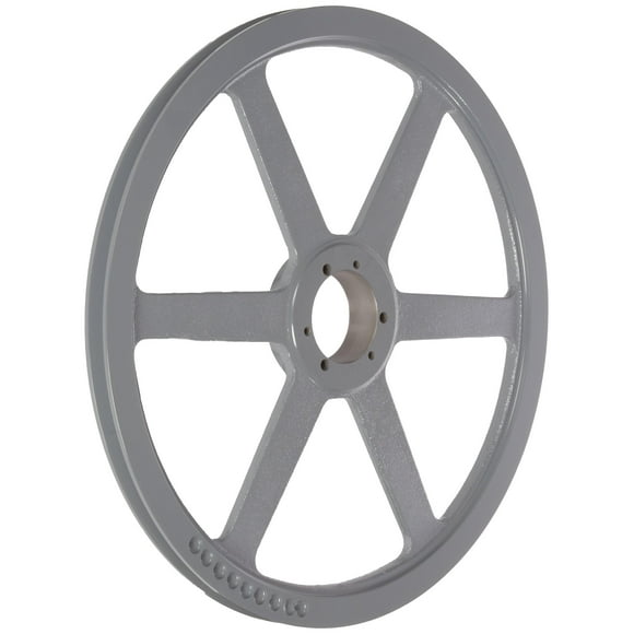 TB Woods 481B Classical V-Belt Sheave, B Belt Section, 1 Groove, SDS Bushing required, Cast Iron, 5.15" OD