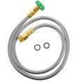 thumbnail image 1 of Bamboohart Boyau d'Arrosage Jardin Rallonge Acier Métal Inoxydable 5 Pieds Flexible Rallonge Courte Tube d'Évier Extérieur Drain Robuste, 1 of 9