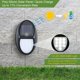 thumbnail image 4 of Luces solares para exteriores, paquete de 2 10 luces solares LED, luces de pared LED,, 4 of 5