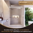 thumbnail image 6 of Ennis By Pass Framed Shower Door with Clear Glass, 6 of 15