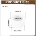 thumbnail image 2 of 10Pcs DWV Reducer Bushing 1-1/4" x 1" (Socket x Socket) Thread Coupling Connectors for Pipe Connecting Home Sewer Plumbing, White, 2 of 7