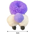 thumbnail image 5 of 2 Pcs Women Cute Hair Ropes Cartoon Big Eyes Decor Thick High Elasticity Anti-slip Anti-break Candy Color Ponytail Holder Hair Band Hair Rings, 5 of 7